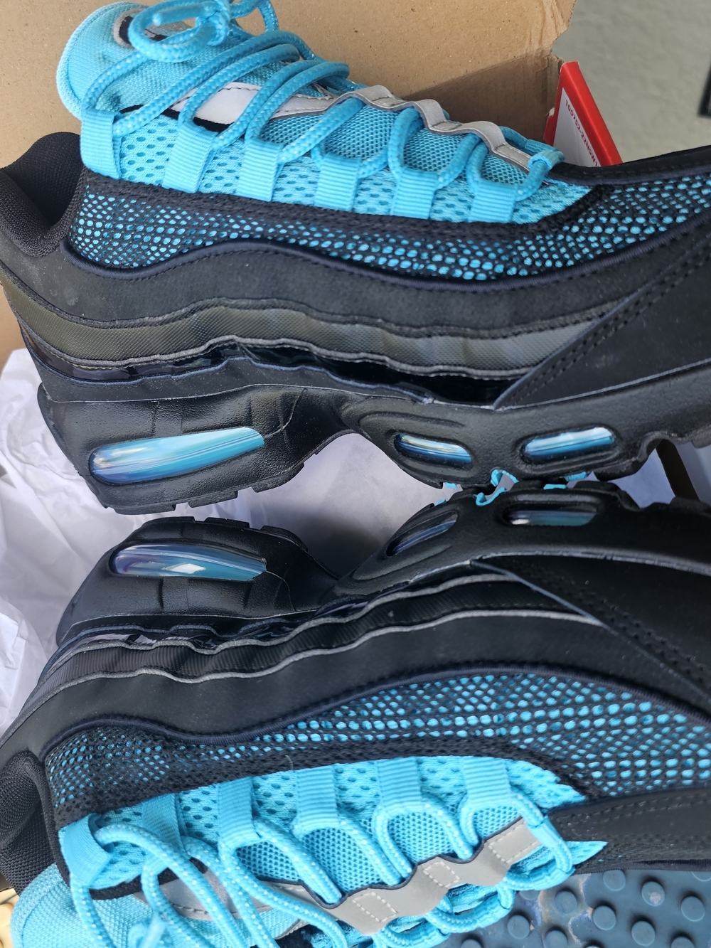 Size 10.5 - Nike Air Max 95 Big Bubble - Blue Scorpion/Gamma